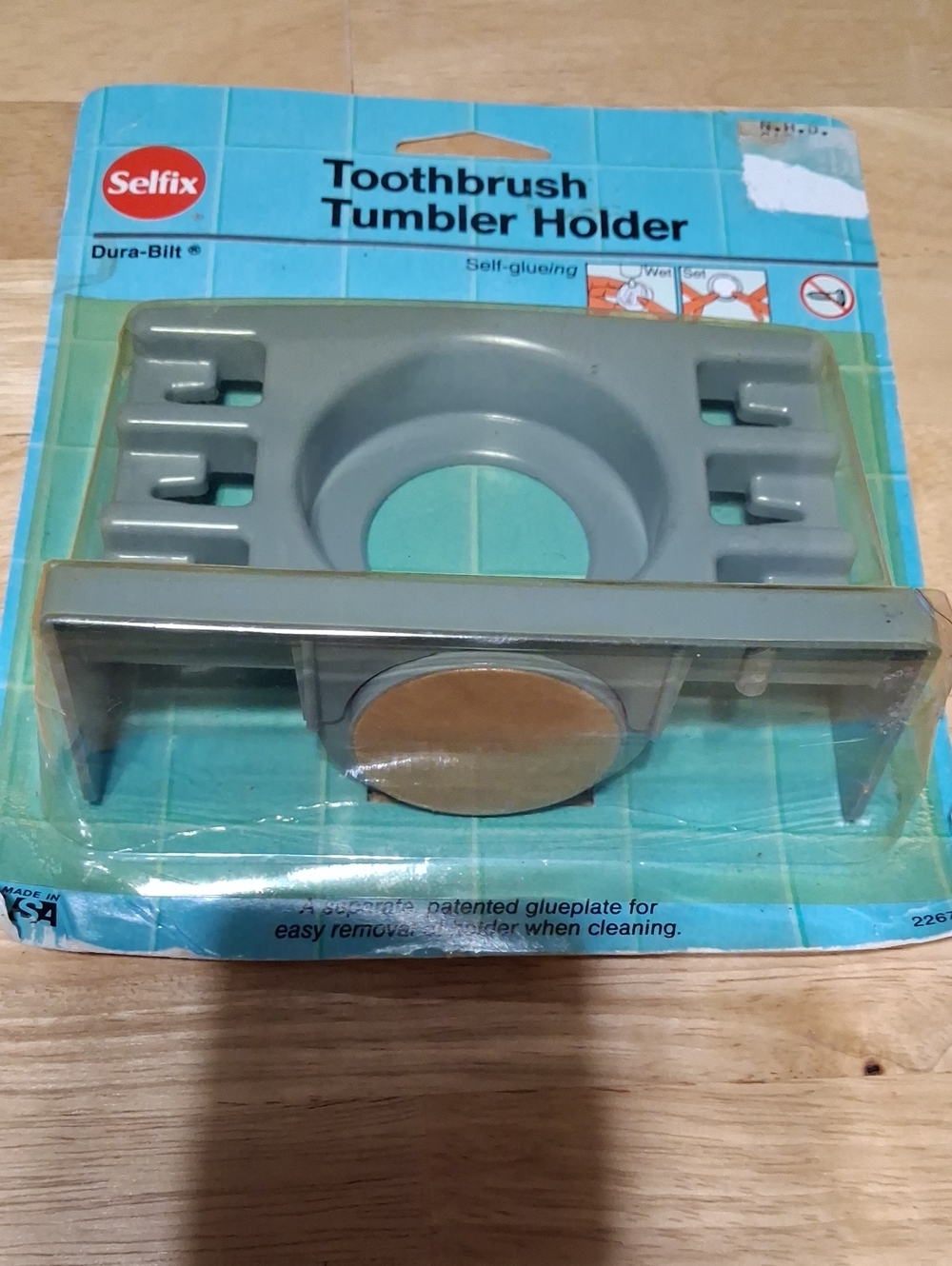 Vinrage Olive Green Toothbrush Tumbler Holder - Wall Mount
